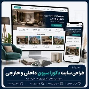 طراحی سایت دکوراسیون داخلی و خارجی